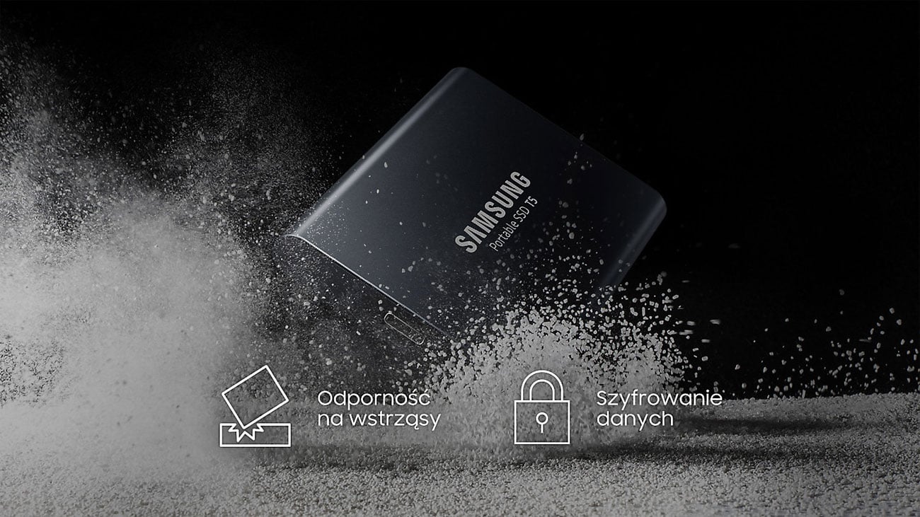 Samsung Portable SSD T5 1TB USB 3.2 Gen. 2 Czarny - Dyski